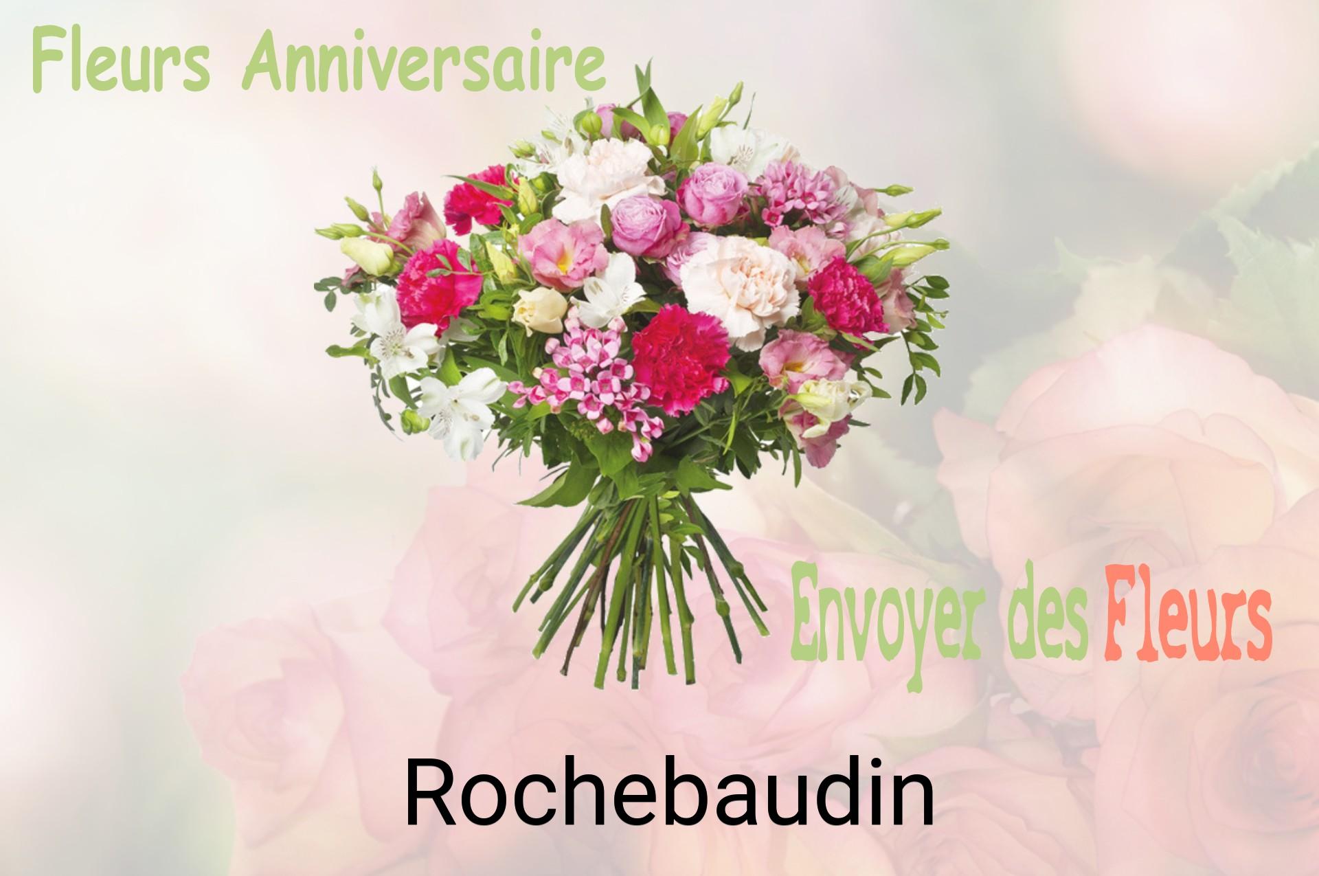 Bouquet de fleurs d’anniversaire livré à Rochebaudin